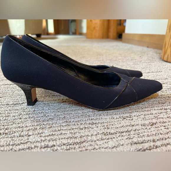 Amalfi black dress pointed shoe - Picture 1 of 4